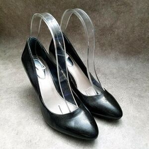 Alfani Step N Flex Womens Tramby  Size 6 Black  Slip On 3" Heels Pumps